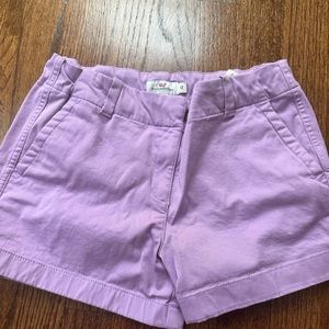 Light purple size 12 kids (girls) vineyard vines adjustable jean shorts